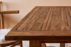 Leona Dining Table -SIXPENNY STORE Leona Dining Table reclaimed pine heritage pine product PDP6