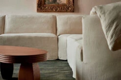 Loula Corner Sectional -SIXPENNY STORE Loula Corner Sectional washed cotton linen corn silk product PDP6