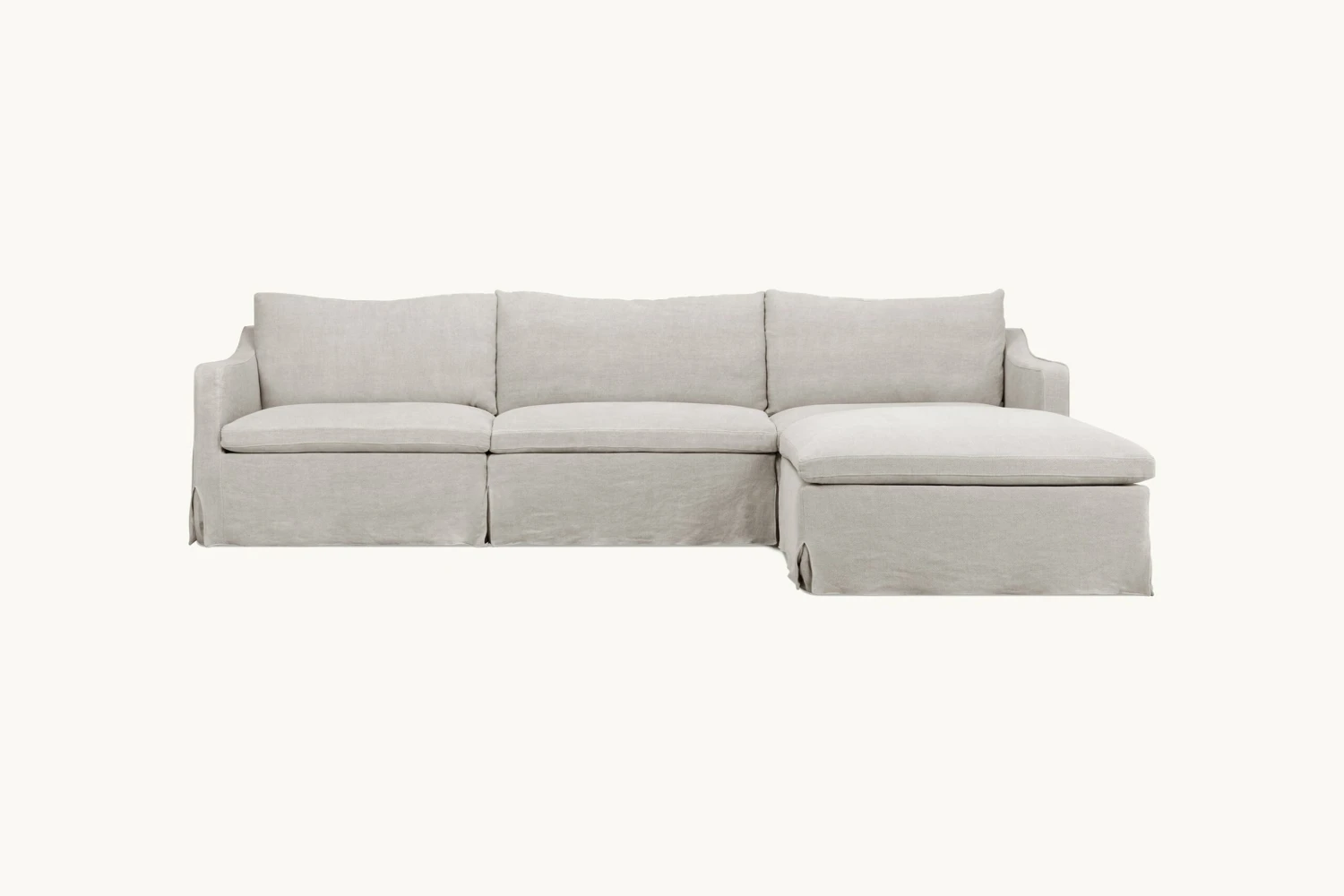 Amelia Chaise Sectional Slipcover Only 6 Amelia Chaise Sectional Slipcover Only - Image 6