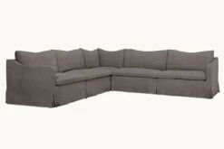 Amelia Corner Sectional -SIXPENNY STORE amelia corner sectional cotton canvas moon dust product 30b0602a 6be6 4a15 99a0 13e2aadc1614