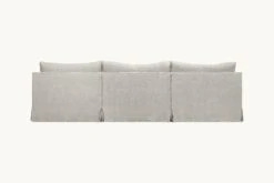 Amelia Corner Sectional -SIXPENNY STORE amelia corner sectional medium weight linen jasmine rice product PDP4