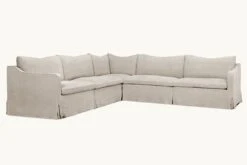 Amelia Corner Sectional Slipcover Only 35 Amelia Corner Sectional Slipcover Only -SIXPENNY STORE amelia corner sectional washed cotton linen blanched almond product slipcover