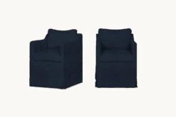 Amelia Dining Chair (2pc) -SIXPENNY STORE amelia dining chair cotton canvas ancient indigo product
