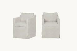 Amelia Dining Chair (2pc) -SIXPENNY STORE amelia dining chair medium weight linen jasmine rice product