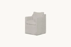 Amelia Dining Chair Slipcover Only (1pc) -SIXPENNY STORE amelia dining chair medium weight linen jasmine rice product slipcover 23b96d07 d112 436f ac2f 8a1e7713181a