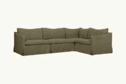 Amelia L-Shape Sectional -SIXPENNY STORE amelia lshape sectional cotton canvas quiet sage product 2f8b5420 5cf0 4768 b247 fb14f0a493d6