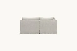 Amelia L-Shape Sectional Slipcover Only -SIXPENNY STORE amelia lshape sectional medium weight linen jasmine rice product PDP4 slipcover