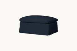 Amelia Ottoman -SIXPENNY STORE amelia ottoman cotton canvas ancient indigo product chair