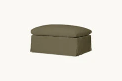 Amelia Ottoman -SIXPENNY STORE amelia ottoman cotton canvas quiet sage product chair