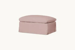 Amelia Ottoman -SIXPENNY STORE amelia ottoman cotton linen sundazed coral product chair