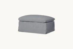Amelia Ottoman -SIXPENNY STORE amelia ottoman light weight linen ink cap product chair