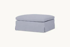 Amelia Ottoman Slipcover Only -SIXPENNY STORE amelia ottoman washed cotton linen dried lavender product sectional slipcover
