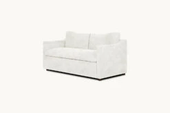 Amelia Sleeper Sofa -SIXPENNY STORE amelia sleeper sofa recycled faux fur dandelion poof product full