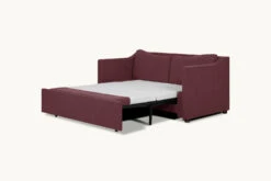 Amelia Sleeper Sofa -SIXPENNY STORE amelia sleeper sofa thread dyed cotton linen summer plum product pdp6 full