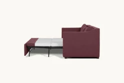 Amelia Sleeper Sofa -SIXPENNY STORE amelia sleeper sofa thread dyed cotton linen summer plum product pdp7 full