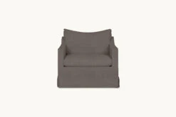 Amelia Swivel Chair -SIXPENNY STORE amelia swivel chair cotton canvas moon dust product e0ad5c1a 777f 471f 9bae 5535467b477c