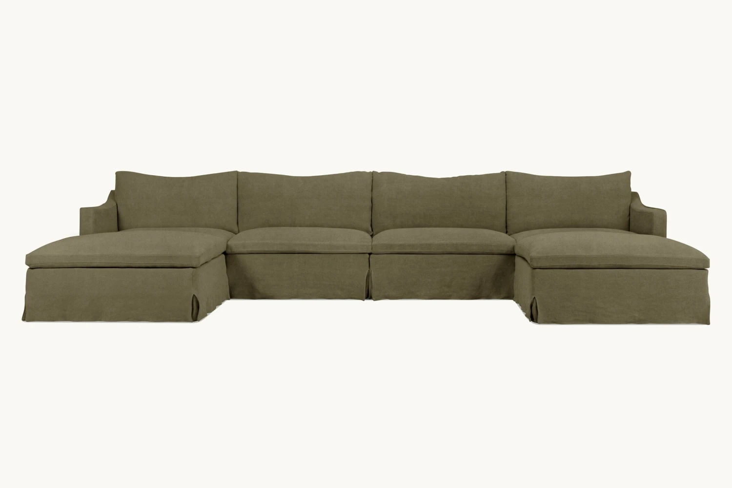 Amelia U-Shape Sectional Slipcover Only 9 Amelia U-Shape Sectional Slipcover Only - Image 9