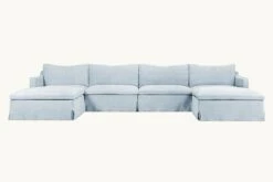 Amelia U-Shape Sectional -SIXPENNY STORE amelia ushape sectional cotton linen salt water product 39ba7c07 1c40 4e6f 9f17 6934fbf66f48