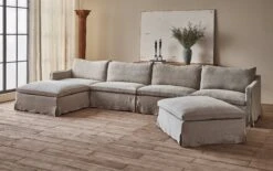 Amelia U-Shape Sectional Slipcover Only