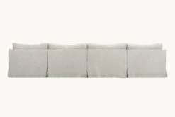 Amelia U-Shape Sectional Slipcover Only 23 Amelia U-Shape Sectional Slipcover Only -SIXPENNY STORE amelia ushape sectional medium weight linen jasmine rice product PDP4 slipcover