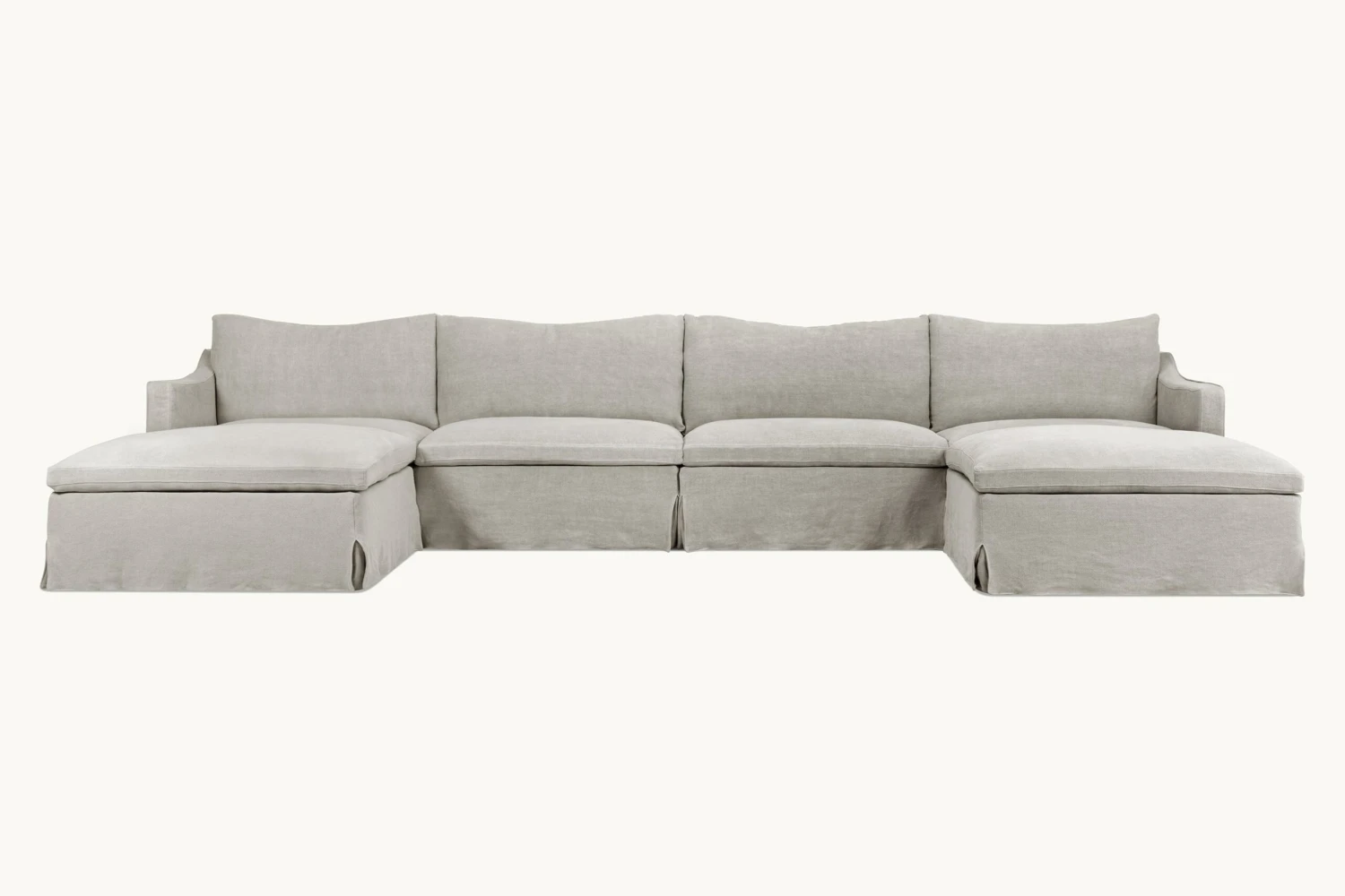 Amelia U-Shape Sectional Slipcover Only 6 Amelia U-Shape Sectional Slipcover Only - Image 6