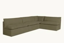 Aria Banquette -SIXPENNY STORE aria banquette cotton canvas quiet sage product