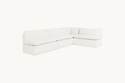 Aria Banquette Slipcover Only 35 Aria Banquette Slipcover Only -SIXPENNY STORE aria banquette light weight linen water lily product slipcover