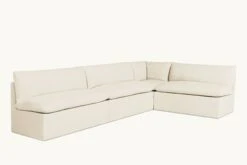 Aria Banquette -SIXPENNY STORE aria banquette medium weight linen warm oatmeal product