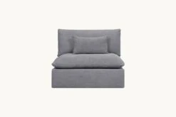 Aria Chair Slipcover Only -SIXPENNY STORE aria chair light weight linen ink cap product slipcover