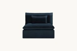 Aria Chair Slipcover Only -SIXPENNY STORE aria chair washed cotton velvet star sapphire product slipcover