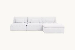 Aria Chaise Sectional Slipcover Only 26 Aria Chaise Sectional Slipcover Only -SIXPENNY STORE aria chaise sectional cotton linen pacific pearl product slipcover