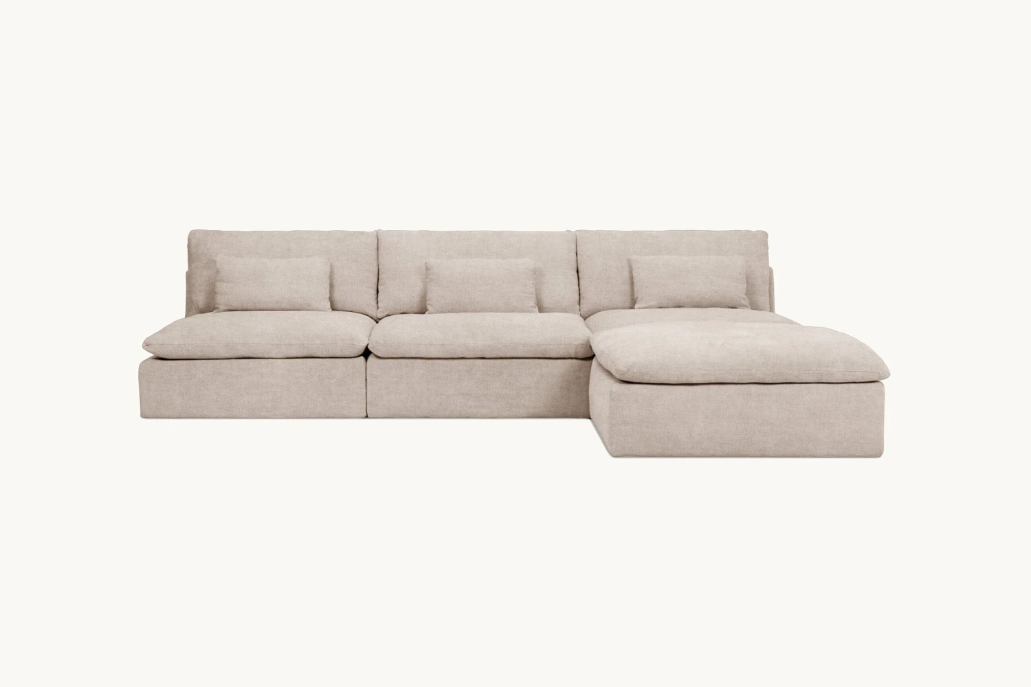Aria Chaise Sectional Slipcover Only 16 Aria Chaise Sectional Slipcover Only - Image 16