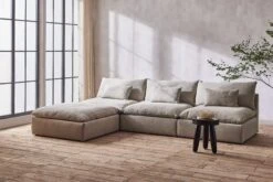Aria Chaise Sectional Slipcover Only
