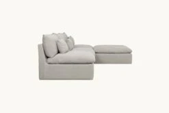 Aria Chaise Sectional Slipcover Only 22 Aria Chaise Sectional Slipcover Only -SIXPENNY STORE aria chaise sectional medium weight linen jasmine rice product PDP3 slipcover
