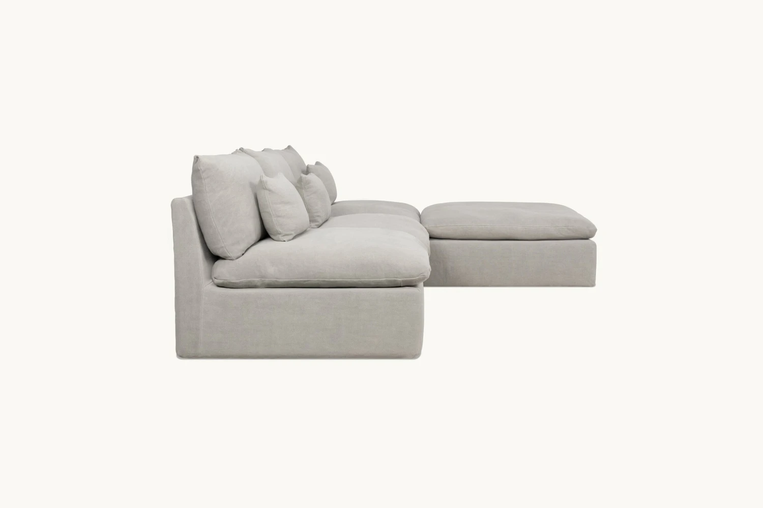 Aria Chaise Sectional Slipcover Only 3 Aria Chaise Sectional Slipcover Only - Image 3