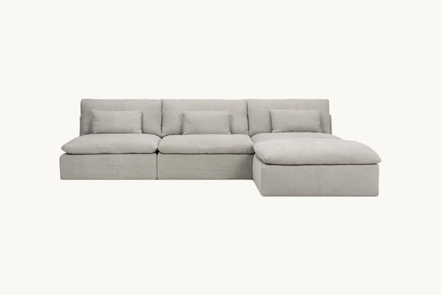 Aria Chaise Sectional Slipcover Only 6 Aria Chaise Sectional Slipcover Only - Image 6