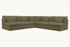 Aria Corner Sectional 34 Aria Corner Sectional -SIXPENNY STORE aria corner sectional cotton canvas quiet sage product