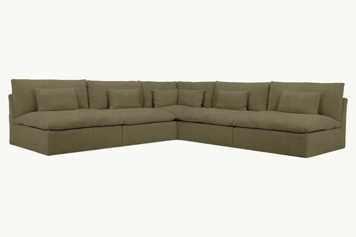 Aria Corner Sectional Slipcover Only 10 Aria Corner Sectional Slipcover Only - Image 10