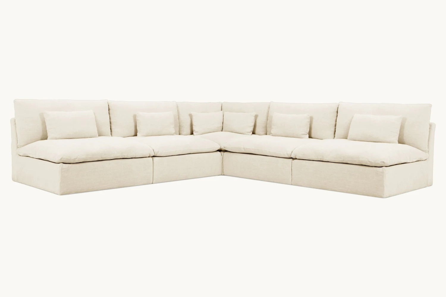 Aria Corner Sectional Slipcover Only 19 Aria Corner Sectional Slipcover Only - Image 19