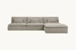 Aria Grande Chaise Sectional Slipcover Only 36 Aria Grande Chaise Sectional Slipcover Only -SIXPENNY STORE aria grande chaise sectional light weight linen cracked pepper product 4 pc slipcover f24a2940 12a7 495d ac0e d3df884341d6