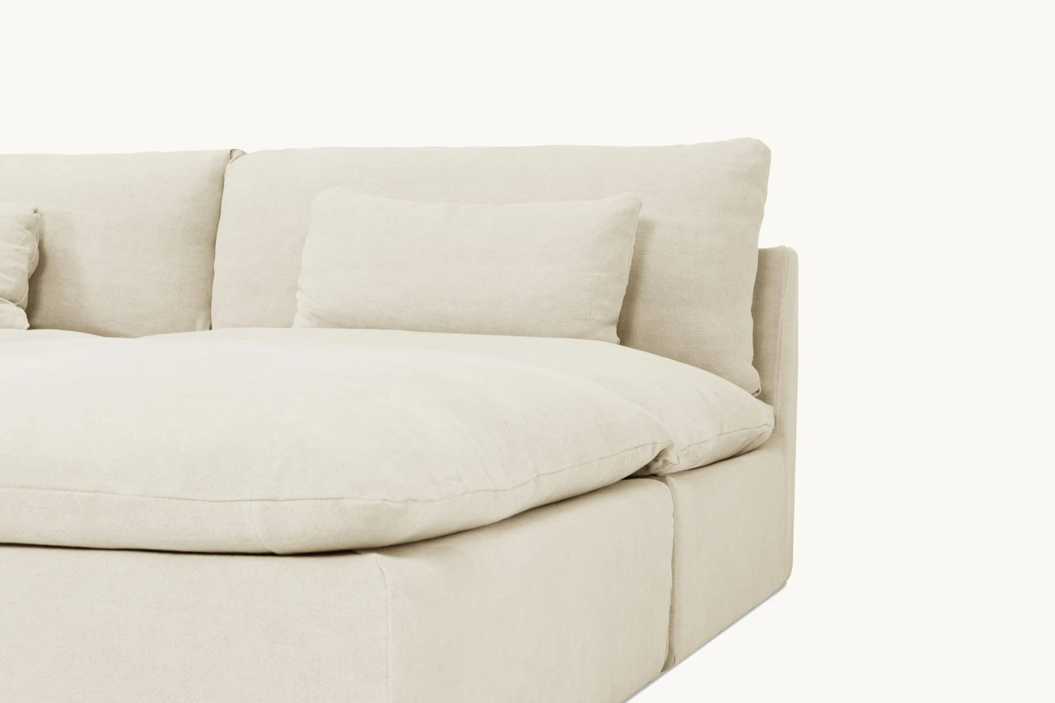 Aria Grande Chaise Sectional Slipcover Only 5 Aria Grande Chaise Sectional Slipcover Only - Image 5