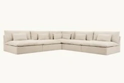 Aria Grande Corner Sectional 29 Aria Grande Corner Sectional -SIXPENNY STORE aria grande corner sectional cotton canvas beach walk product