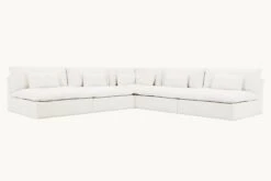 Aria Grande Corner Sectional 37 Aria Grande Corner Sectional -SIXPENNY STORE aria grande corner sectional light weight linen water lily product
