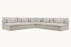 Aria Grande Corner Sectional 38 Aria Grande Corner Sectional -SIXPENNY STORE aria grande corner sectional medium weight linen jasmine rice product