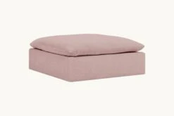 Aria Grande Ottoman 30 Aria Grande Ottoman -SIXPENNY STORE aria grande ottoman cotton linen sundazed coral product