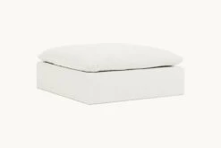Aria Grande Ottoman 35 Aria Grande Ottoman -SIXPENNY STORE aria grande ottoman light weight linen water lily product