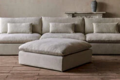 Aria Grande Ottoman Slipcover Only