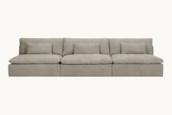 Aria Grande Sectional Slipcover Only 33 Aria Grande Sectional Slipcover Only -SIXPENNY STORE aria grande sectional sofa light weight linen cracked pepper product slipcover