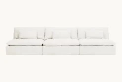 Aria Grande Sectional Slipcover Only 35 Aria Grande Sectional Slipcover Only -SIXPENNY STORE aria grande sectional sofa light weight linen water lily product slipcover
