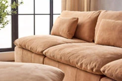 Aria Leather Chaise Sectional -SIXPENNY STORE aria leather chaise sectional meridian leather mojave glow product PDP6 03fd529e 53ca 45c9 8e95 6dadebdac13b